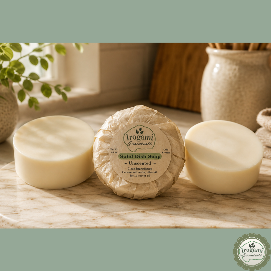 Unscented Solid Dish Soap Refill Bundle – 3 Pack