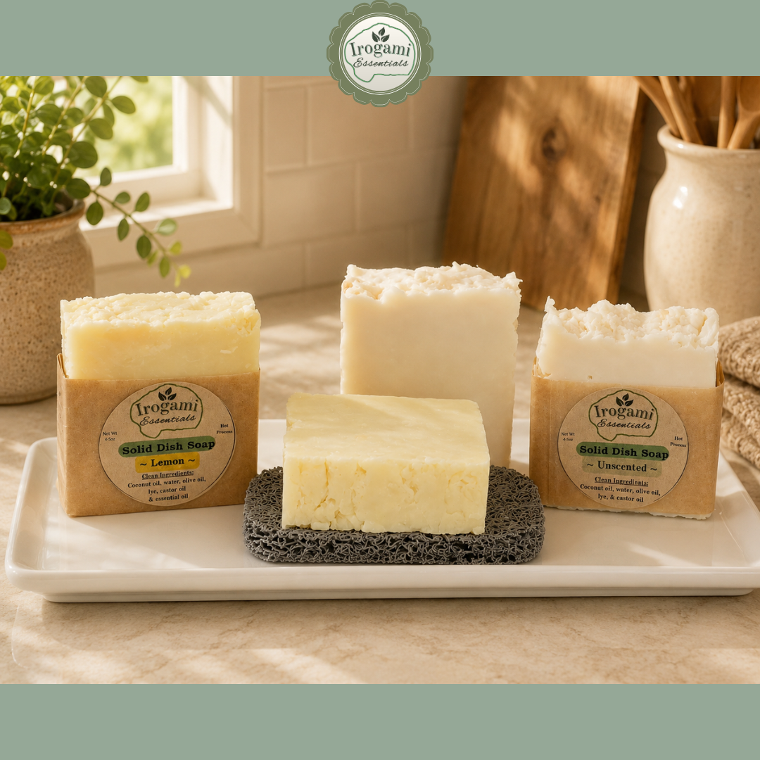 Rustic Solid Dish Soap (Includes one FREE soap saver!!)
