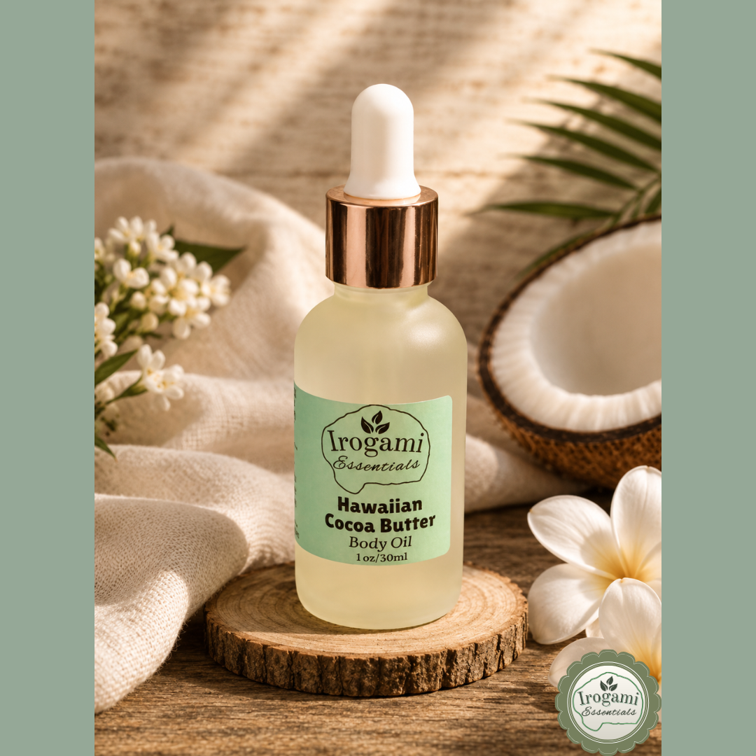 Body Oil ~ Hawaiian Cocoa Butter | Lightweight Hydrating Body Oil