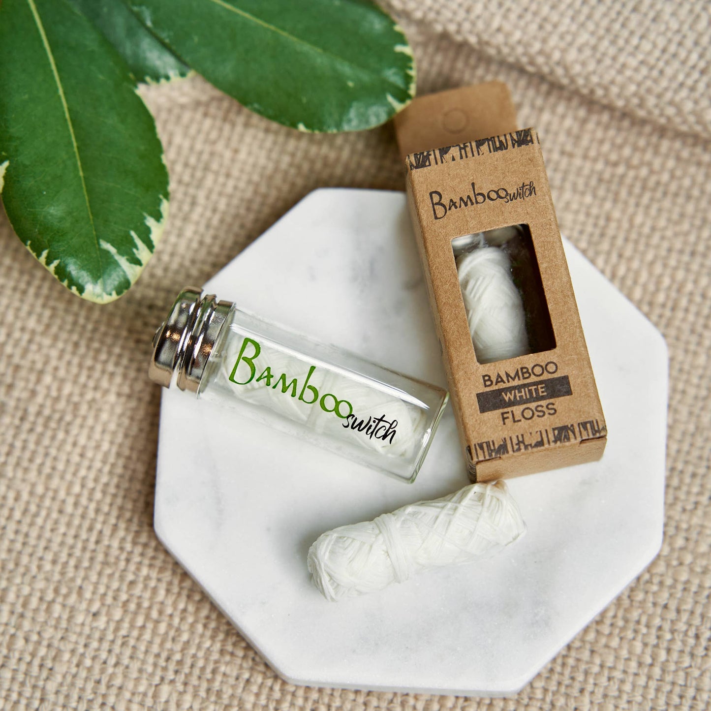 Vegan Bamboo Floss - Charcoal Infused
