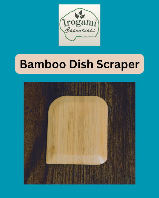 Bamboo Pan & Plate Scraper – Plastic-Free Kitchen Tool