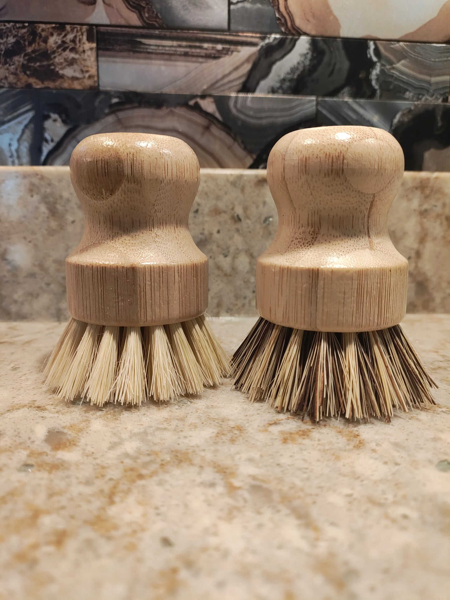 Bamboo Dish Brush Set