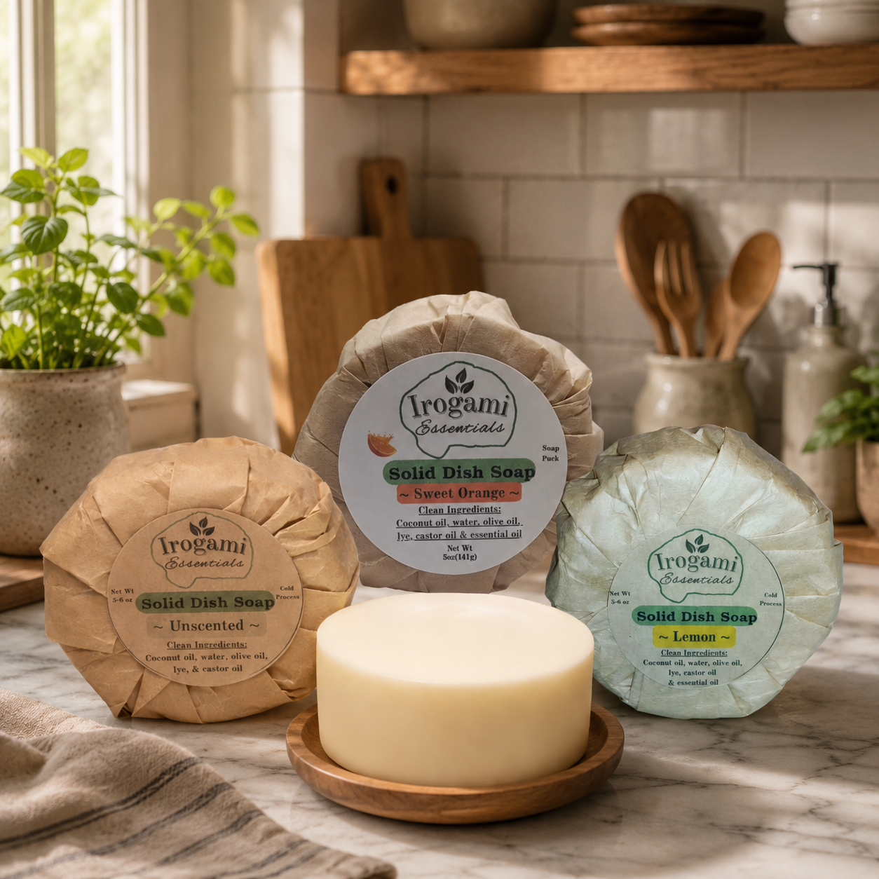 Solid Dish Soap Variety 3-Pack