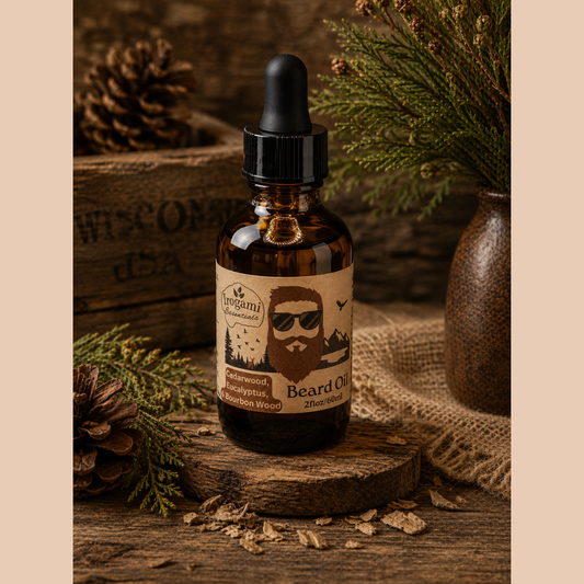 Beard Oil - Cedarwood, Eucalyptus & Bourbon Wood - 60ml