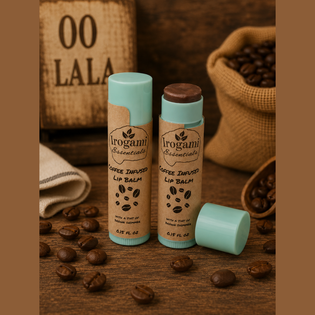 Tallow Coffee Infused Lip Balm – Natural Espresso with Tint