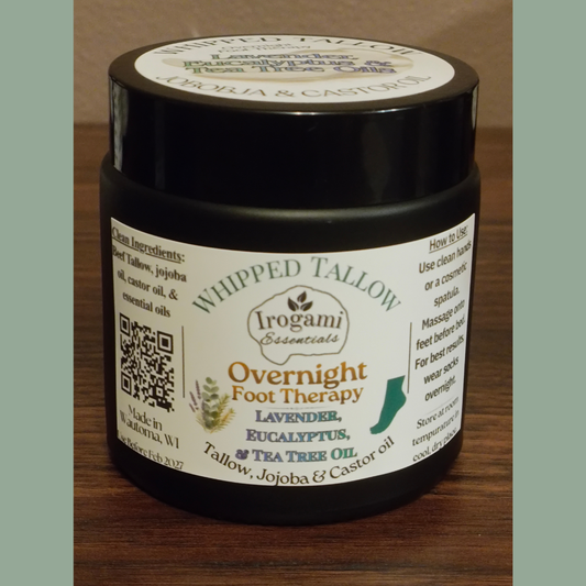 Whipped Tallow Overnight Foot Cream | Lavender-Eucalyptus-Tea Tree