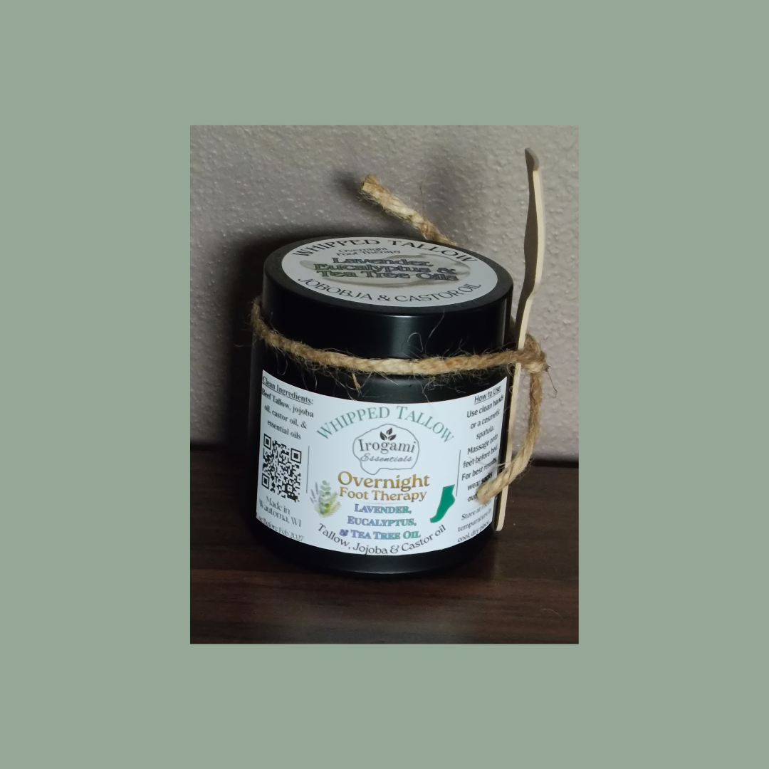 Whipped Tallow Overnight Foot Cream | Lavender-Eucalyptus-Tea Tree