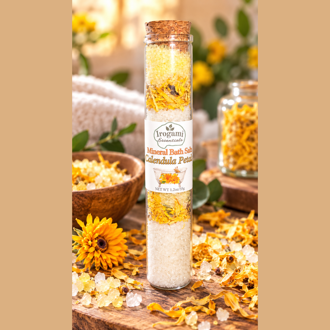 Mineral Bath Salts | Calendula Petals