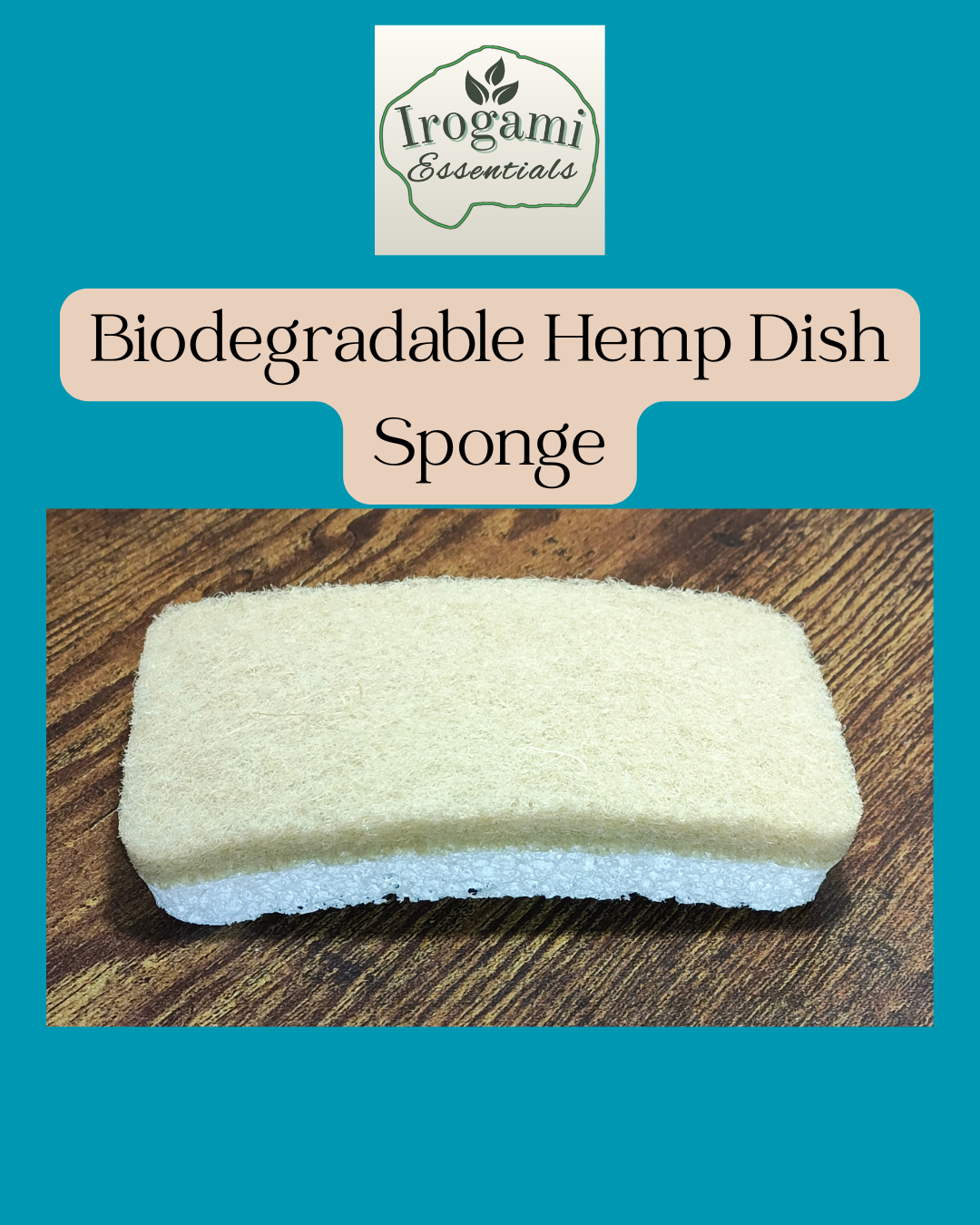 Plant-Based Kitchen Sponges – Natural Sisal & Hemp