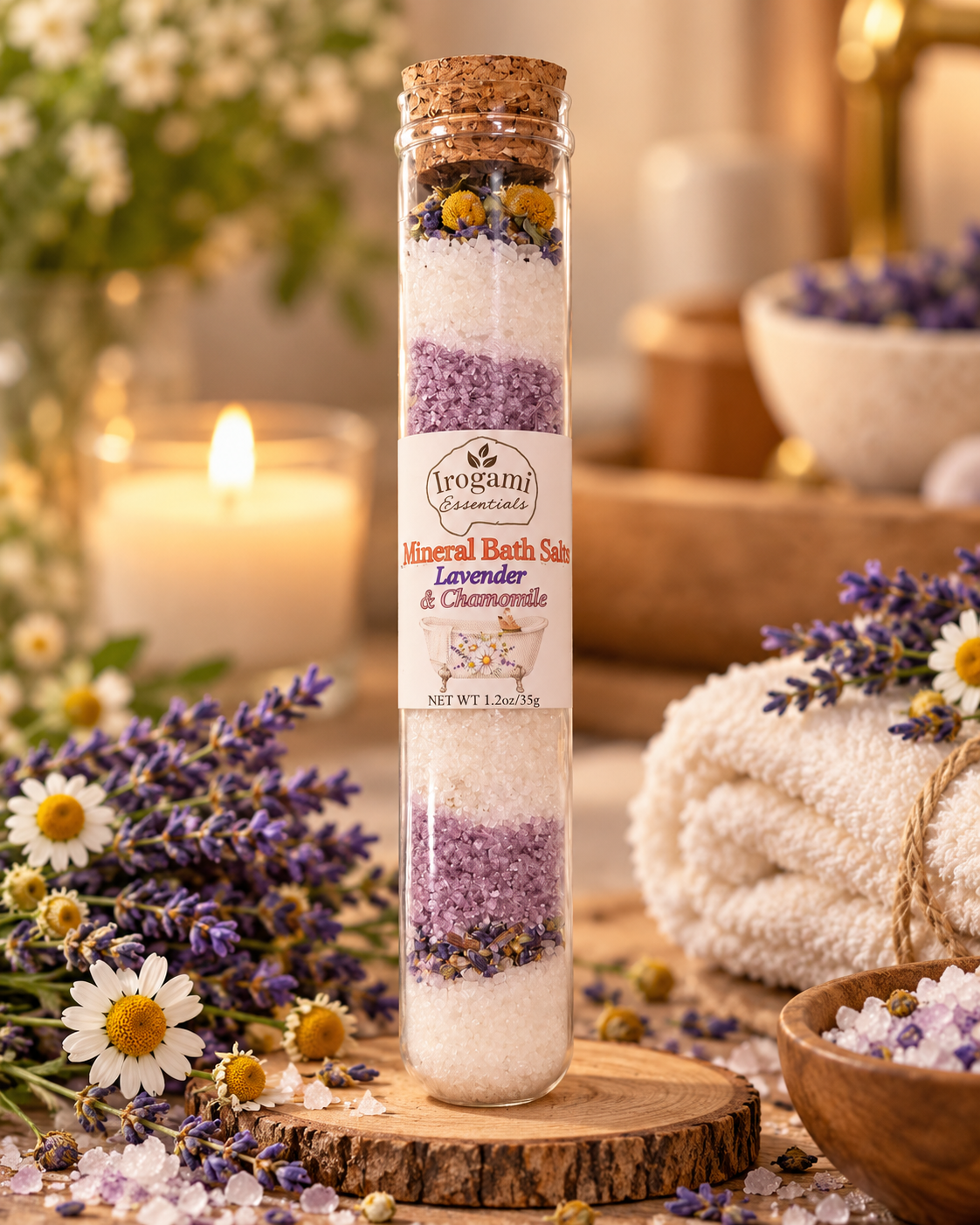 Mineral Bath Salts | Lavender & Chamomile